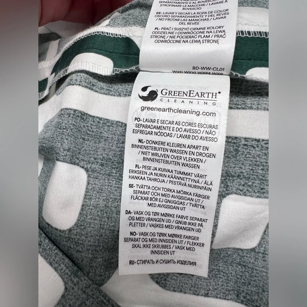 Boden Green Pleated retro print skirt, US6, UK12 - Picture 7 of 9